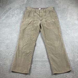 The North Face Pants Men 36 Short (Fits 35x29) Beige Corduroy Y2K Hiking